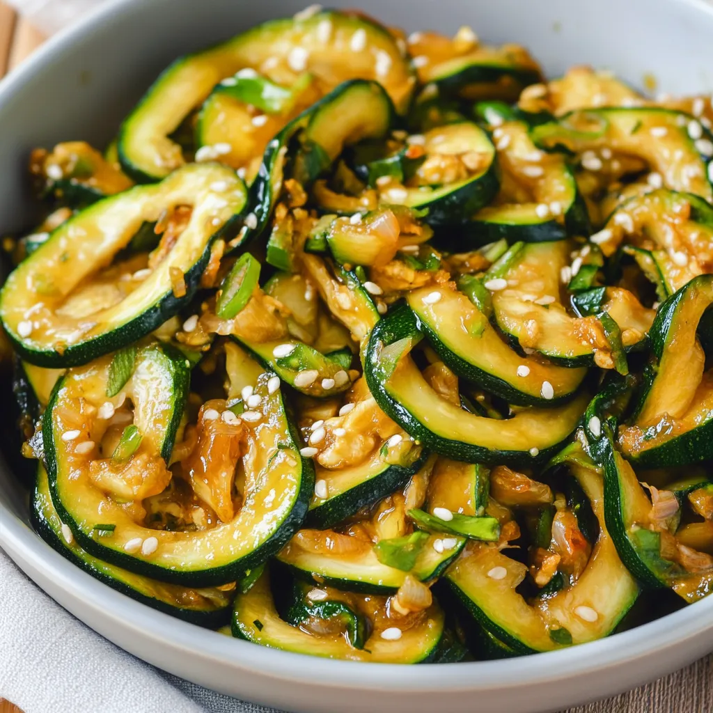 Un bol de courgettes et riz.