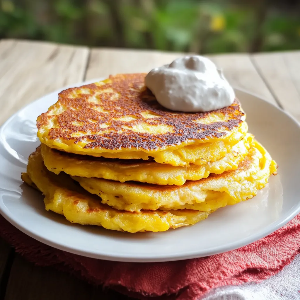 Une pile de pancakes avec une noisette de beurre dessus.