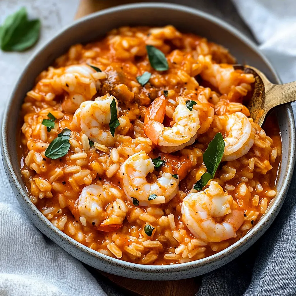 Un bol de crevettes et de riz.