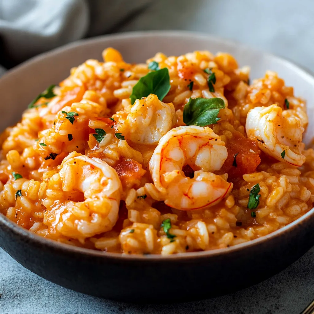 Risotto aux fruits de mer.