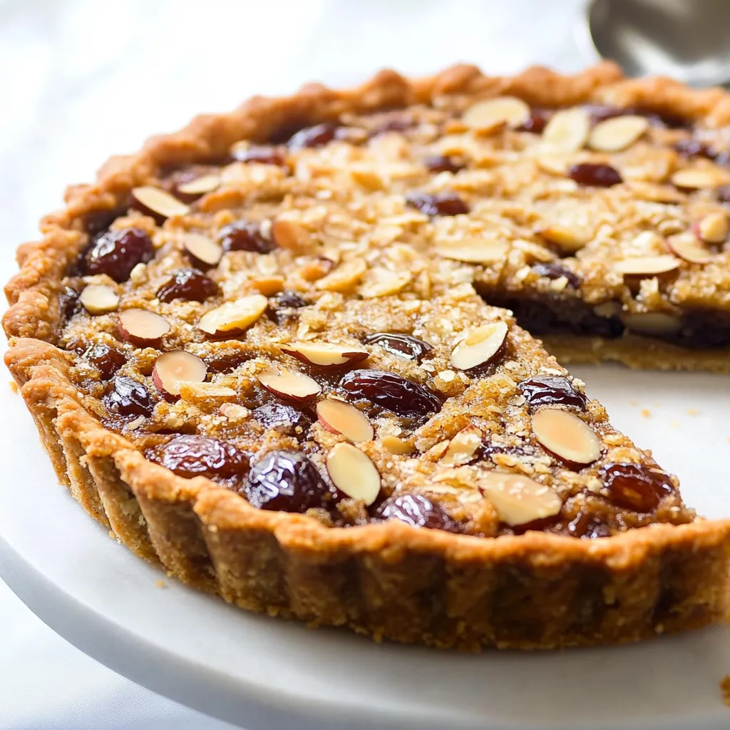 Une part de tarte sur une assiette.