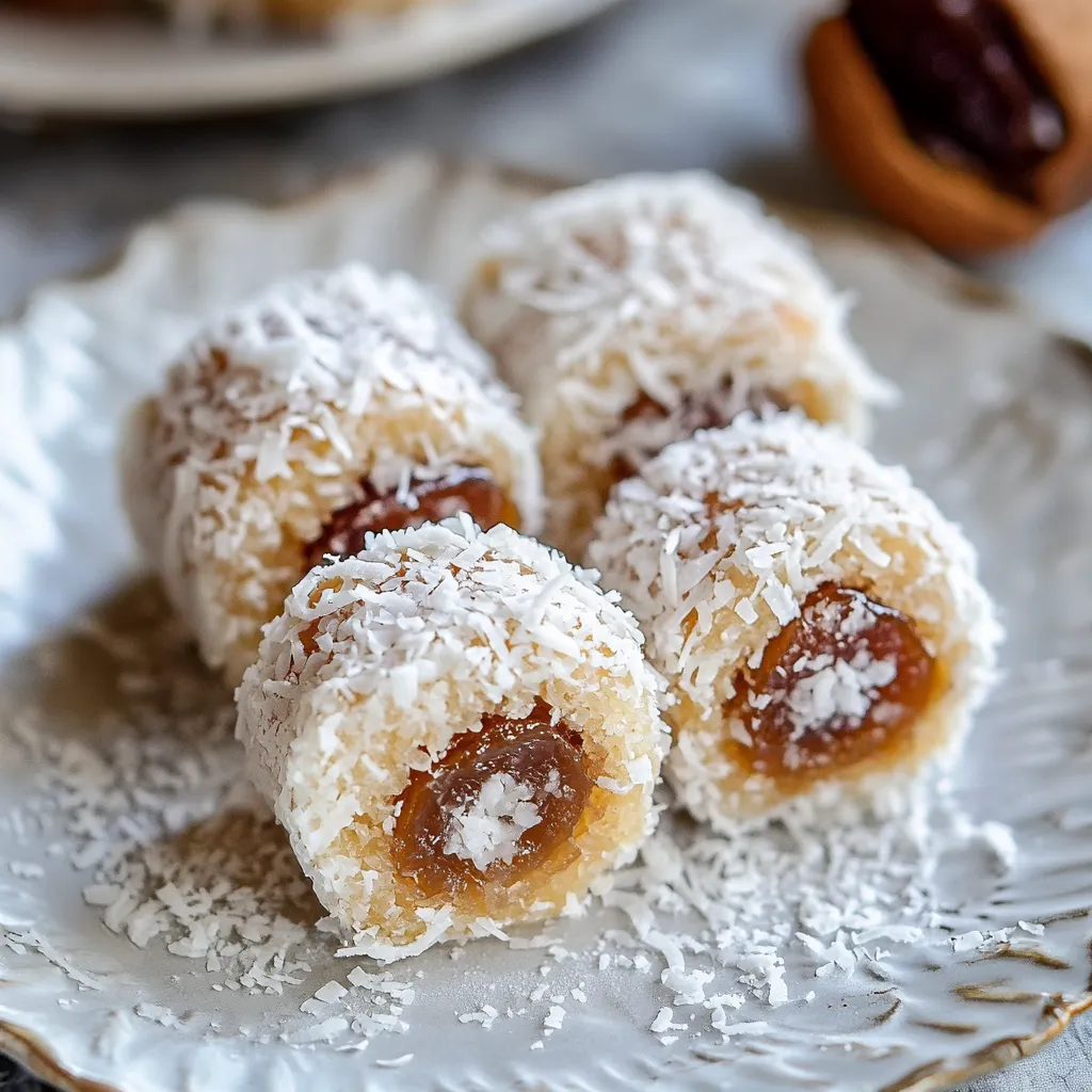 Une assiette de nourriture saupoudrée de sucre glace.