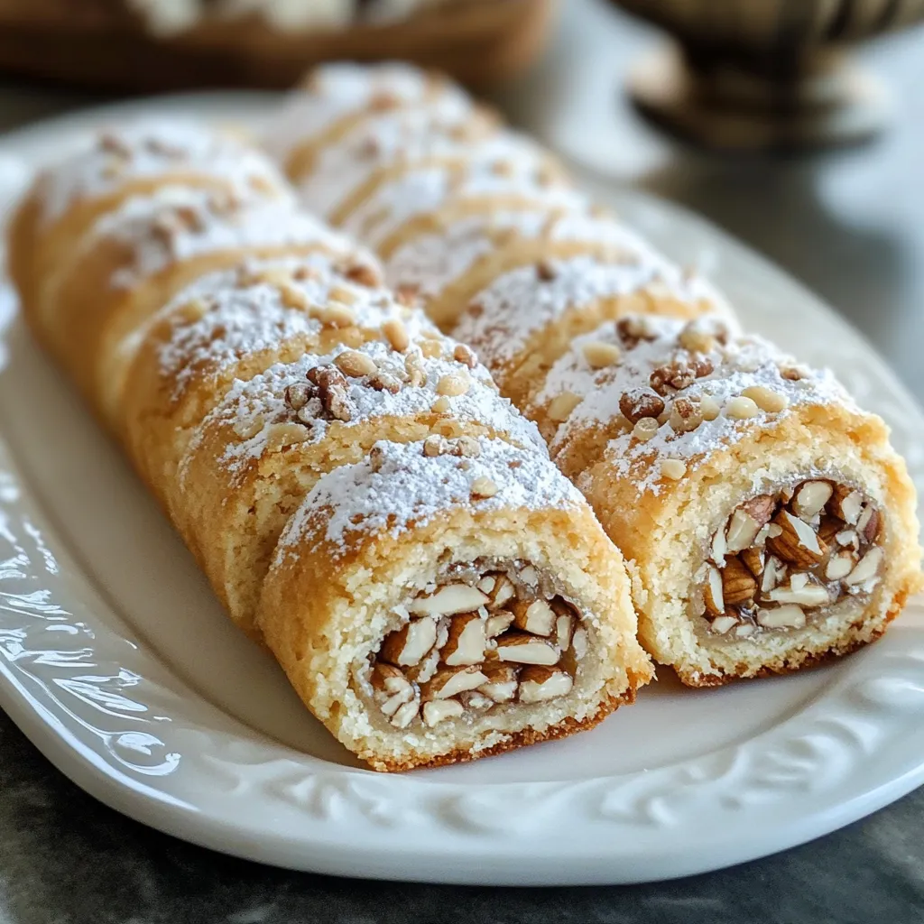 Une assiette avec deux pâtisseries dessus.