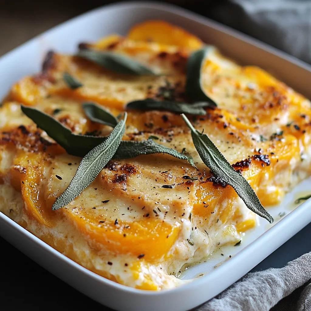 Un bol blanc contenant un gratin.