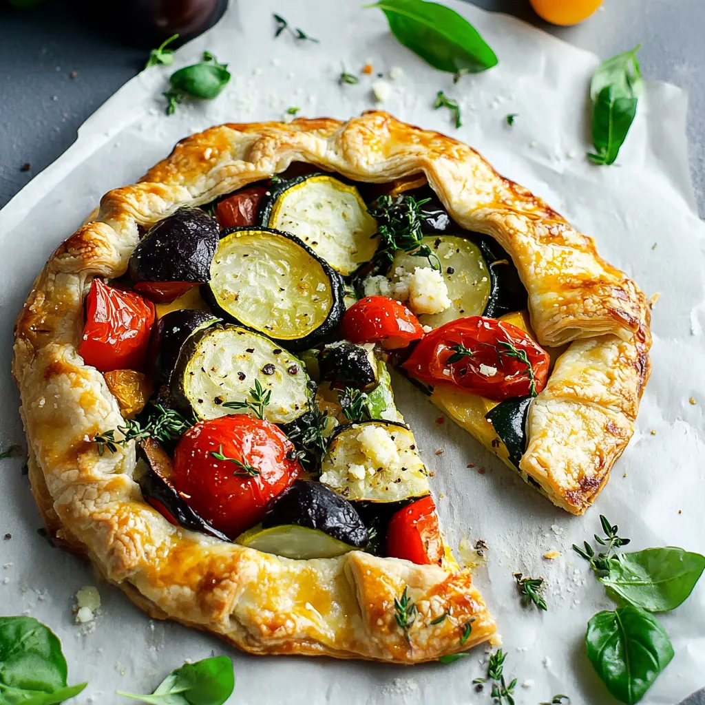 Une part de pizza aux légumes.