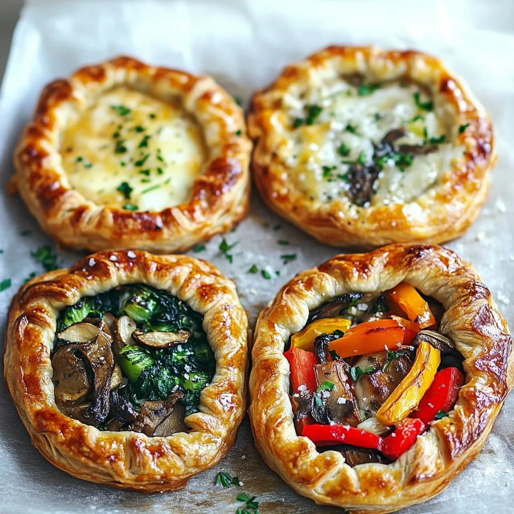 Trois quiches aux saveurs variées sur un plateau.