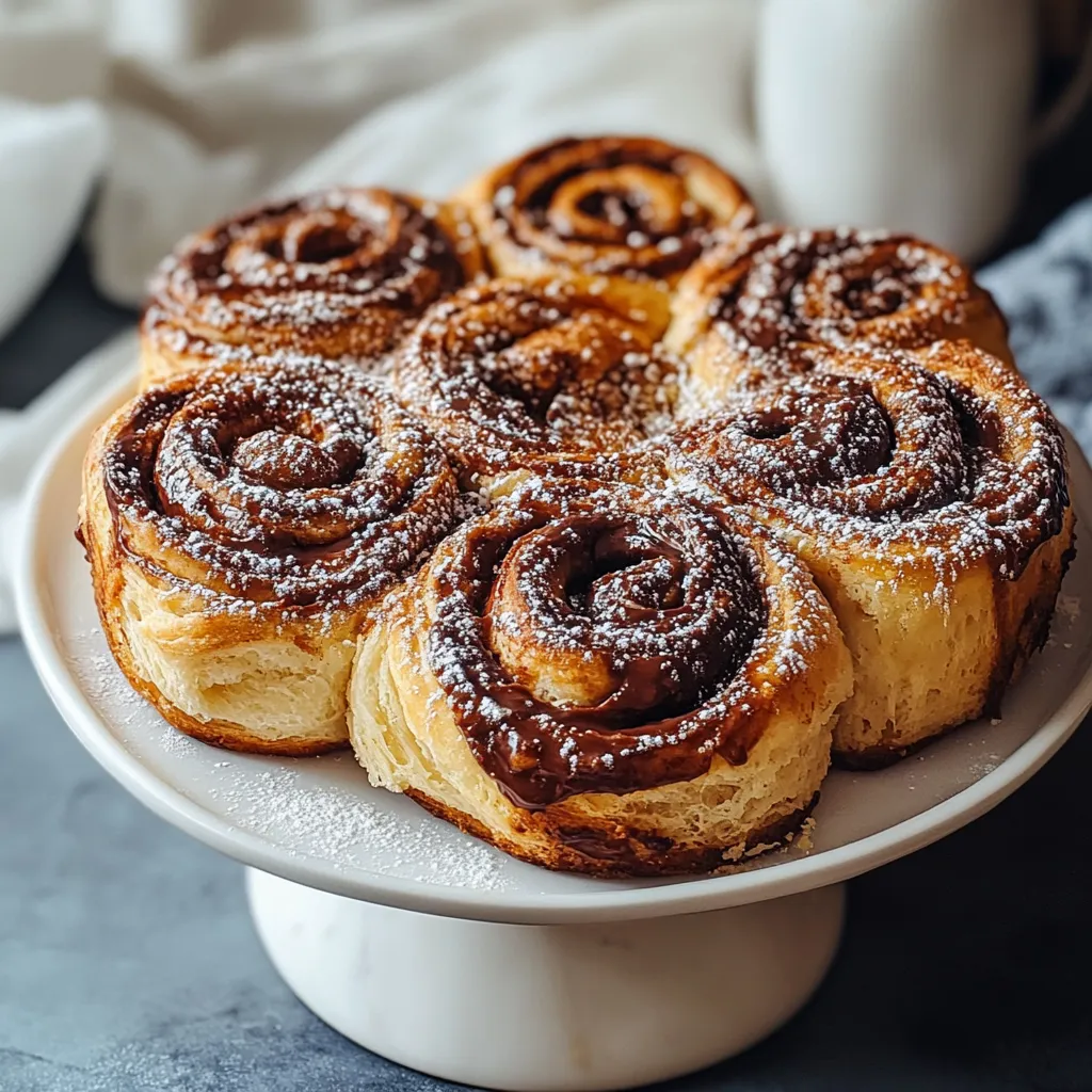 Une assiette de pâtisseries saupoudrées de sucre glace.
