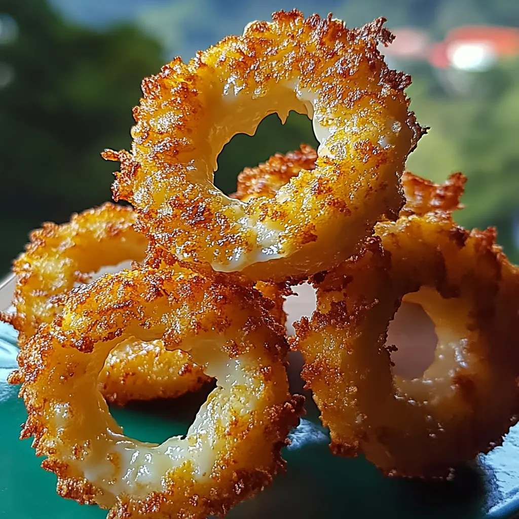 Trois morceaux de fromage frit sur une assiette.