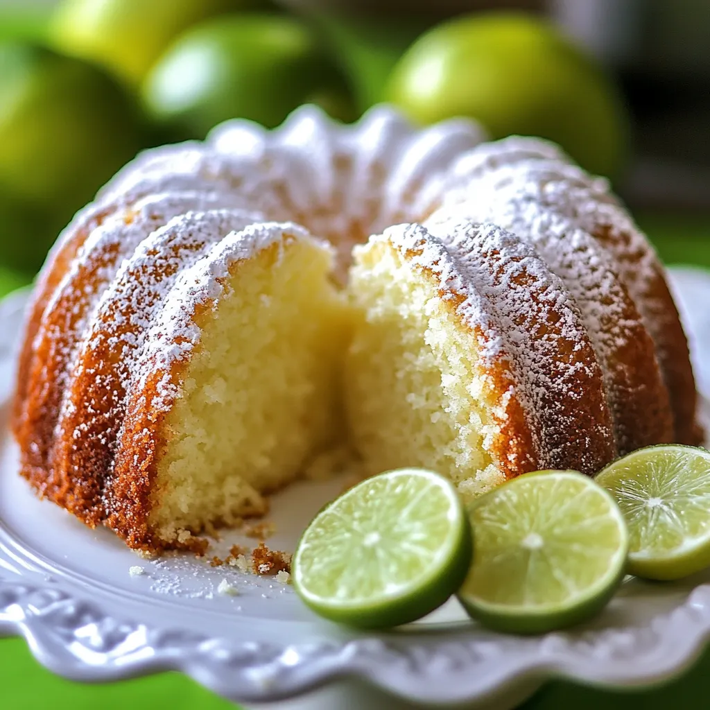 Une part de gâteau saupoudrée de sucre glace sur une assiette.