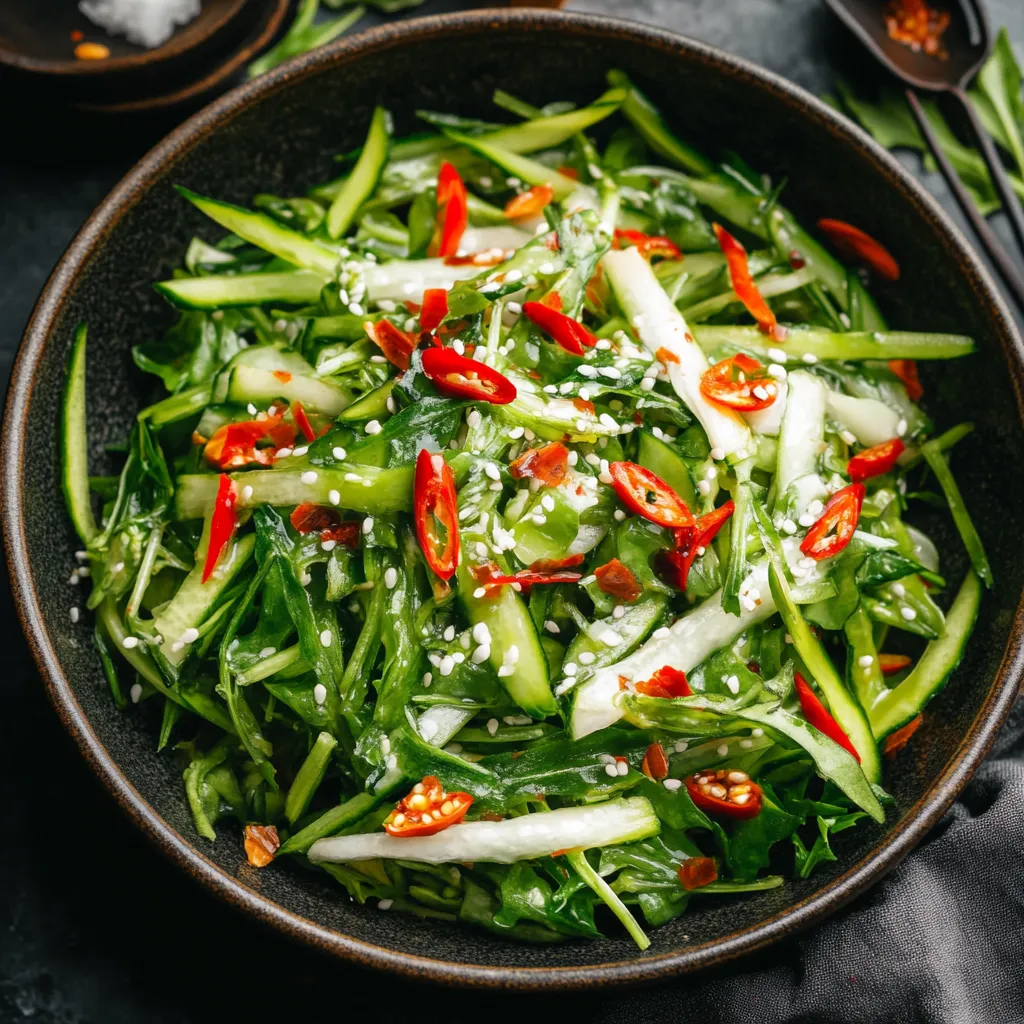Un bol de légumes avec poivrons rouges et oignons nouveaux.