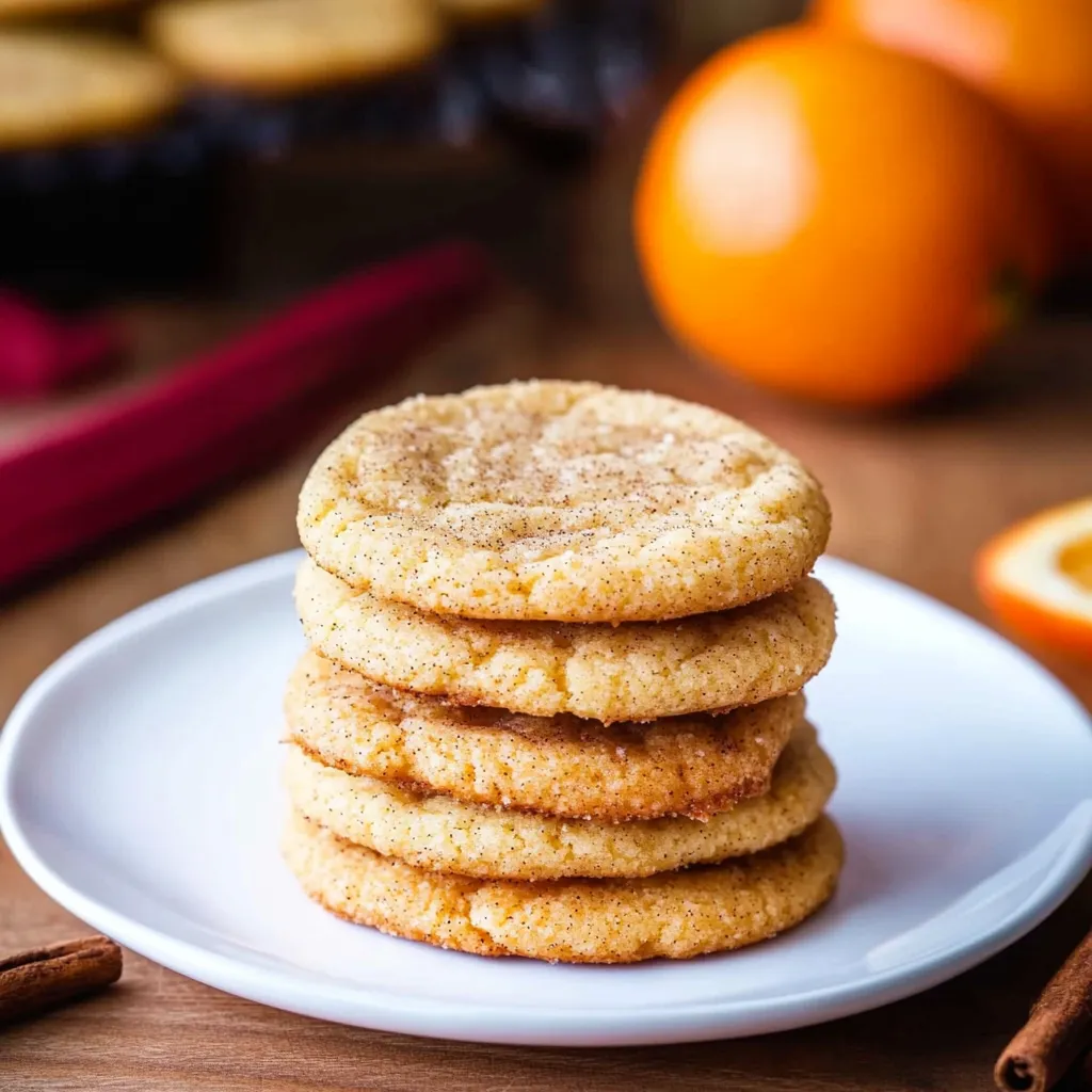 Une pile de cookies dorés sur une assiette blanche.