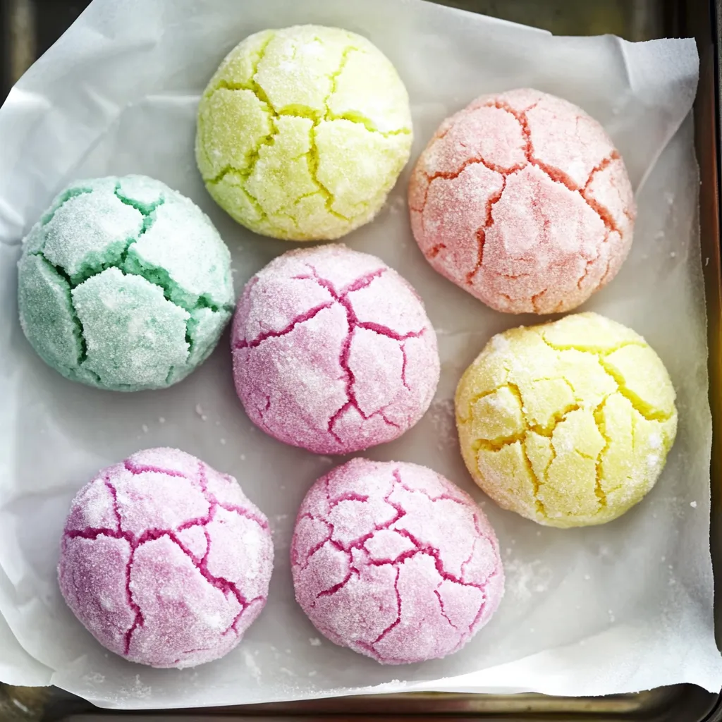 Un plateau de cookies pastel décorés de sucre glace.