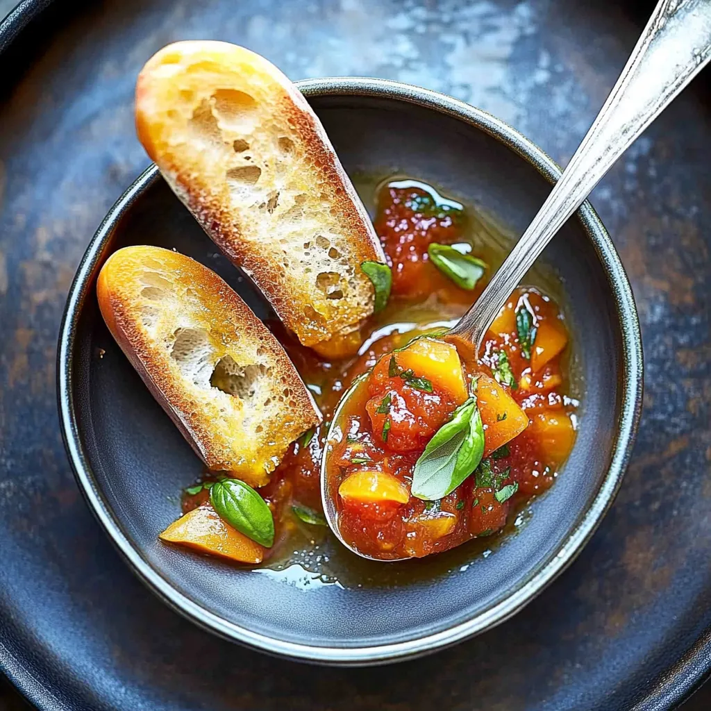Un bol gourmand avec du pain et une sauce.