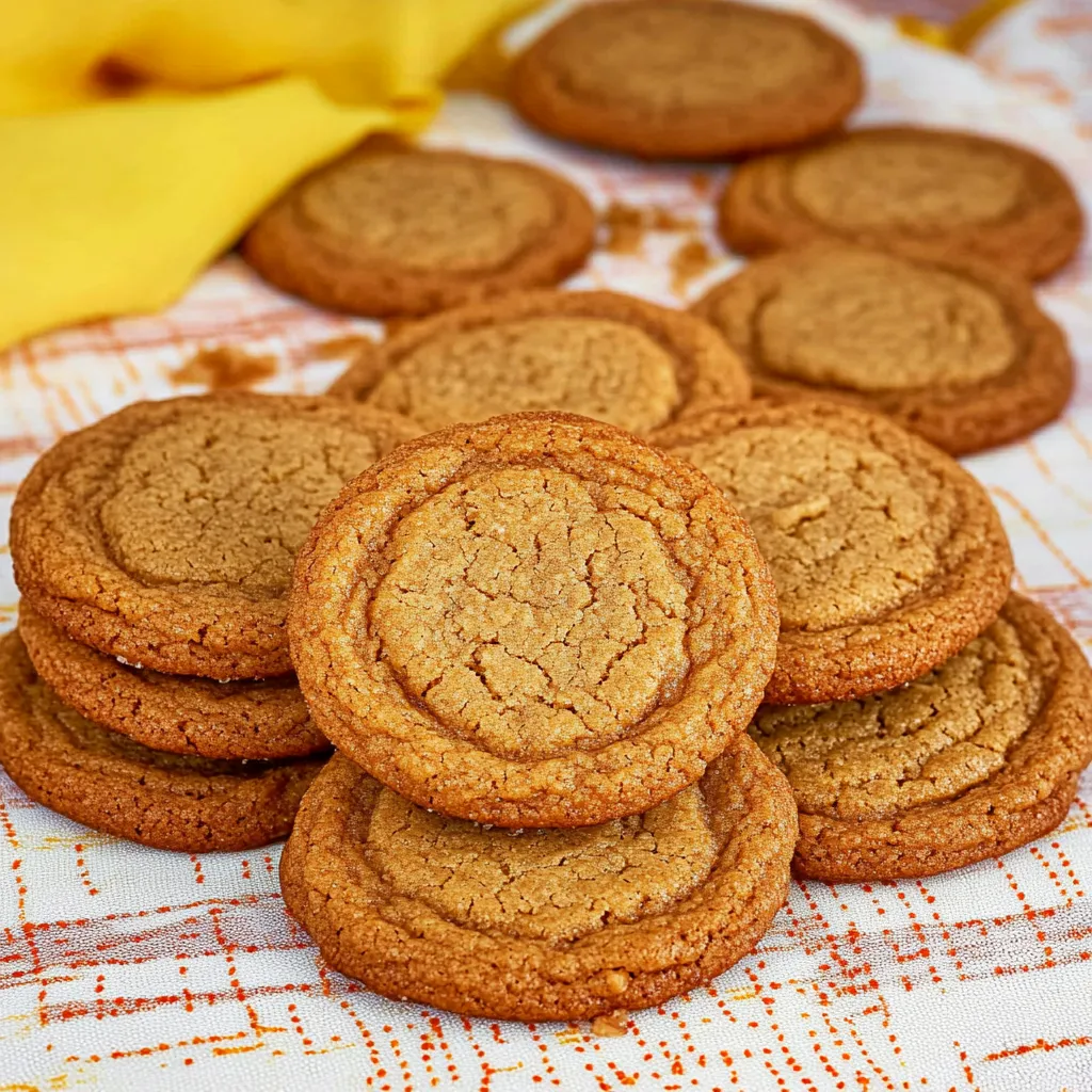 Un tas de biscuits sur une table.