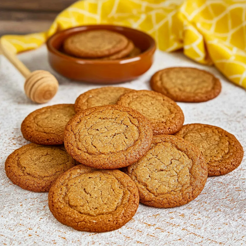 Un bol de biscuits sur une table.