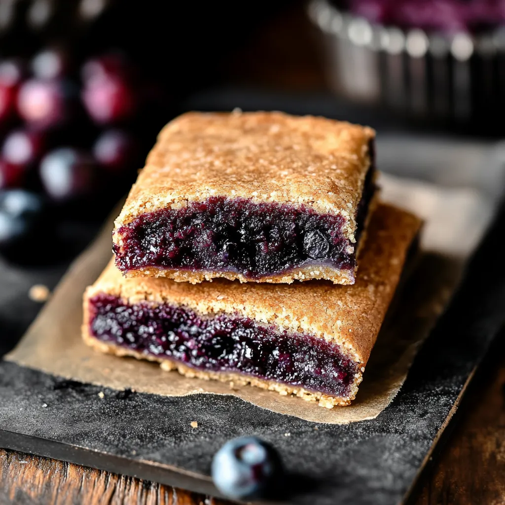 Une tarte aux myrtilles avec des myrtilles sur le dessus.