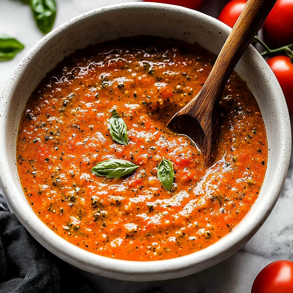 Bol de pesto crémeux avec cuillère dedans.