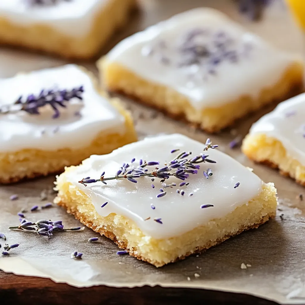 Sablés citron lavande saupoudrés de fleurs sur une assiette.