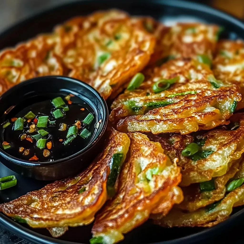 Un bol de galettes dorées avec bol noir et cuillère.