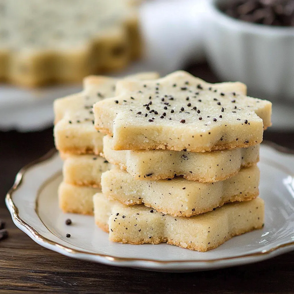 Pile de biscuits sur une assiette.