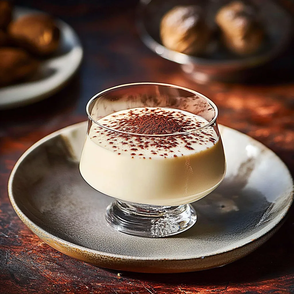 Un verre de lait décoré de copeaux de chocolat.