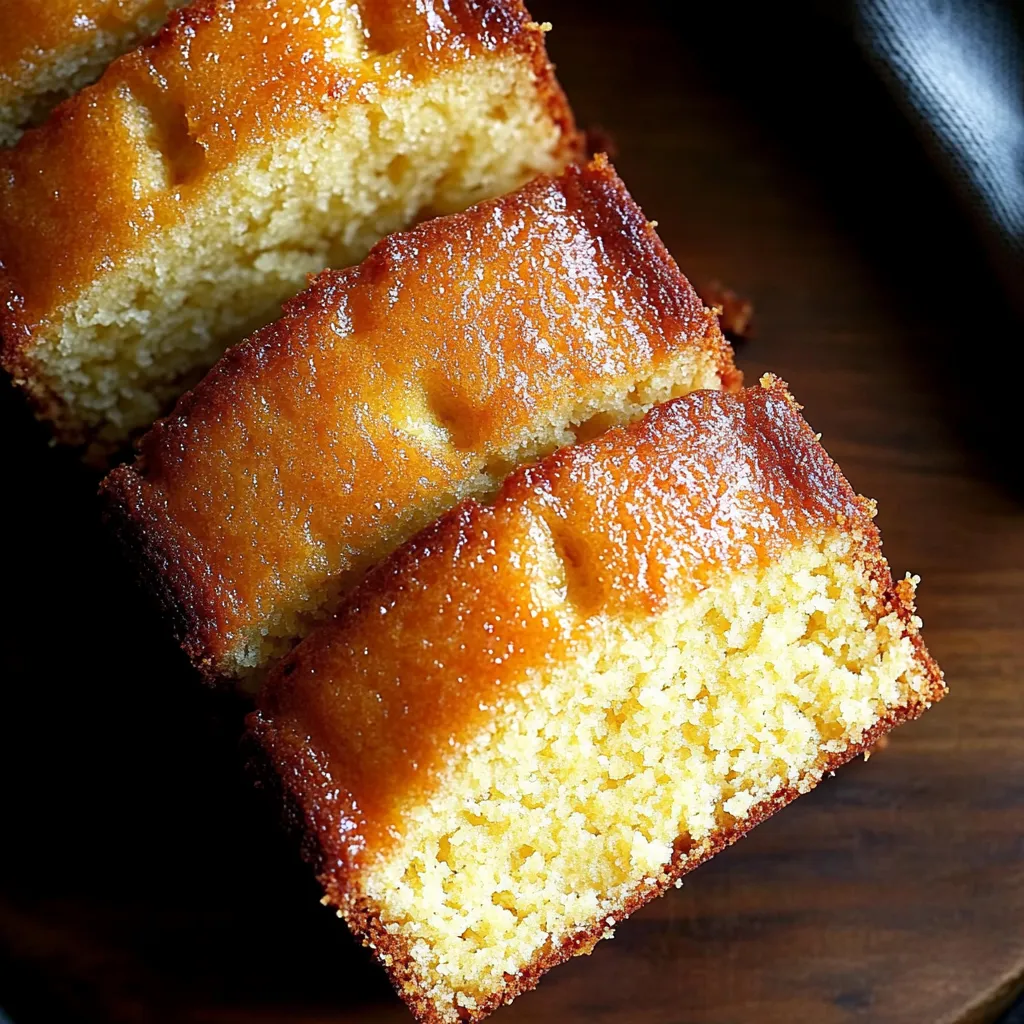 Part de cake sur une table en bois.