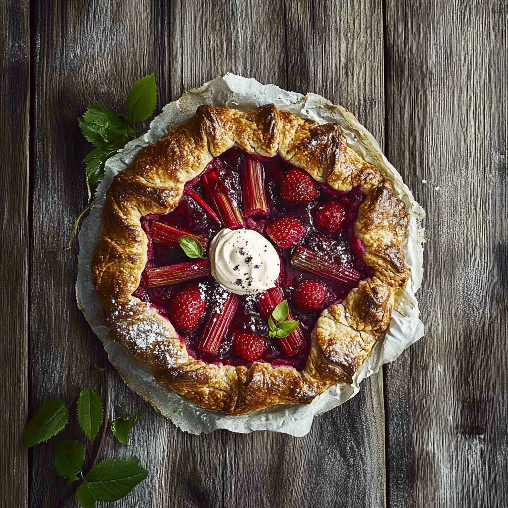 Une tarte aux fraises avec de la crème fouettée.