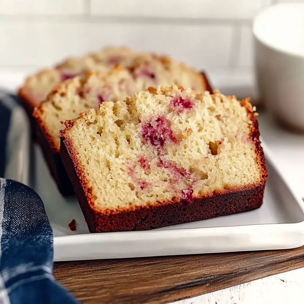 Une part de gâteau tendre recouverte de confiture de fraise.