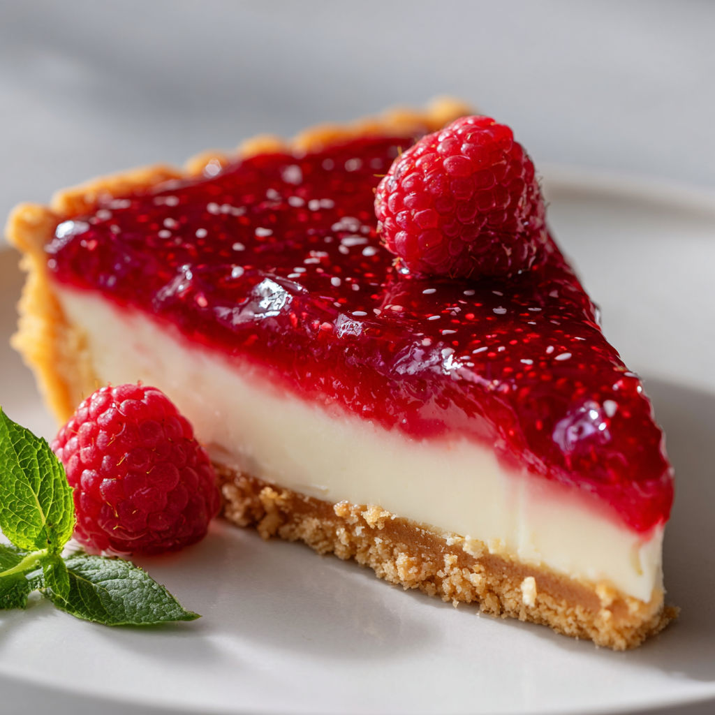 Une tarte aux fraises joliment posée sur son plateau en porcelaine.