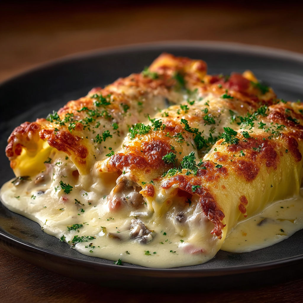 Des lasagnes fumantes posées sur un grand plat.