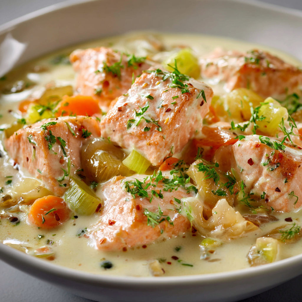 Prépare une blanquette de saumon sans galérer.