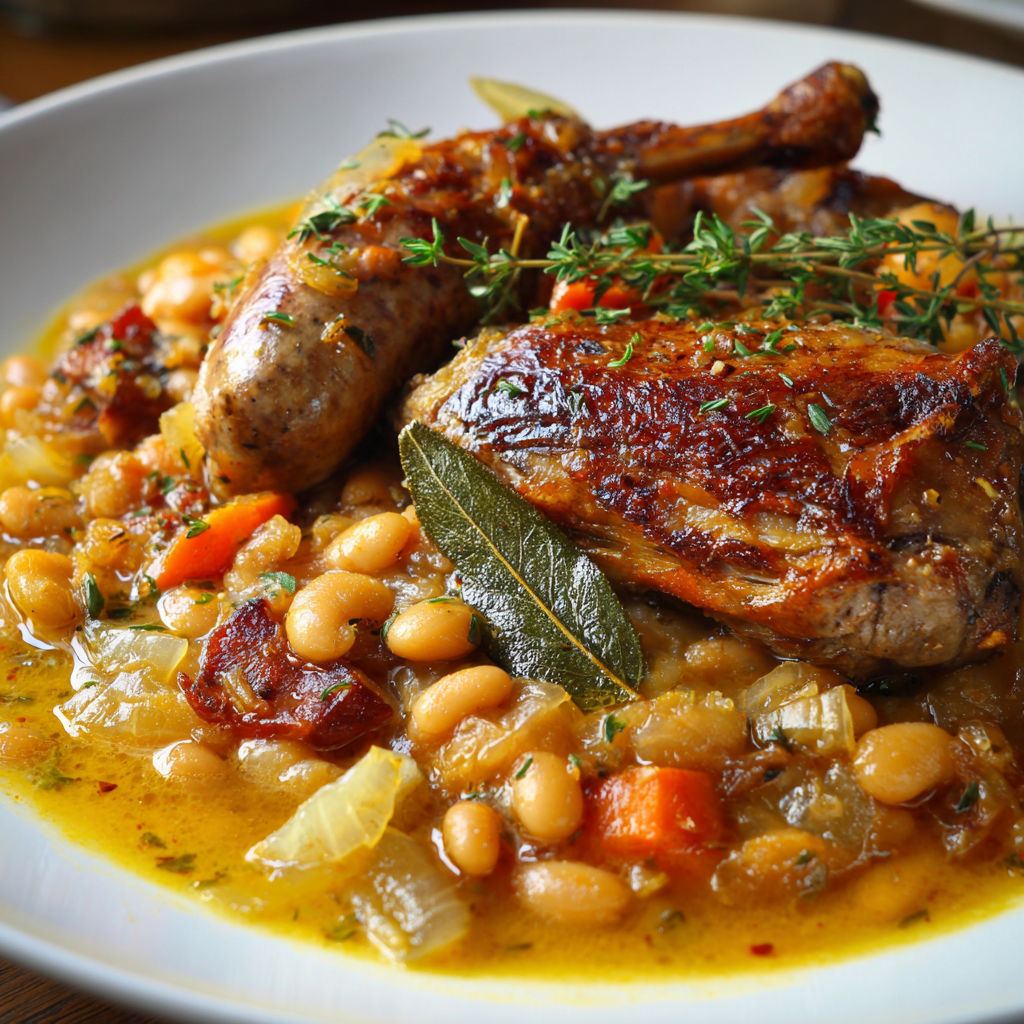 Un plat traditionnel mijoté avec haricots, carottes et oignons hyper fondants.