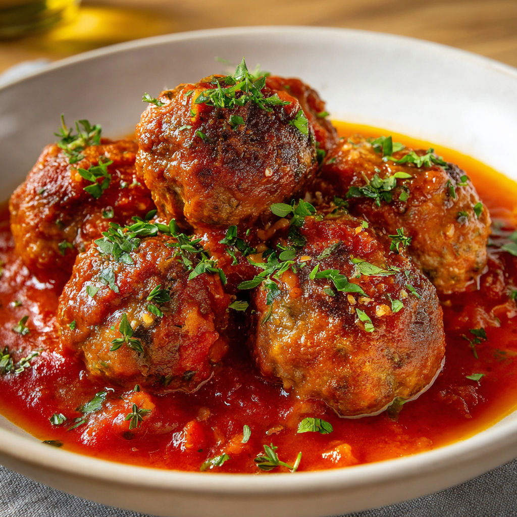 Dans une assiette rustique, les boulettes de Cyril Lignac sont prêtes à être croquées.
