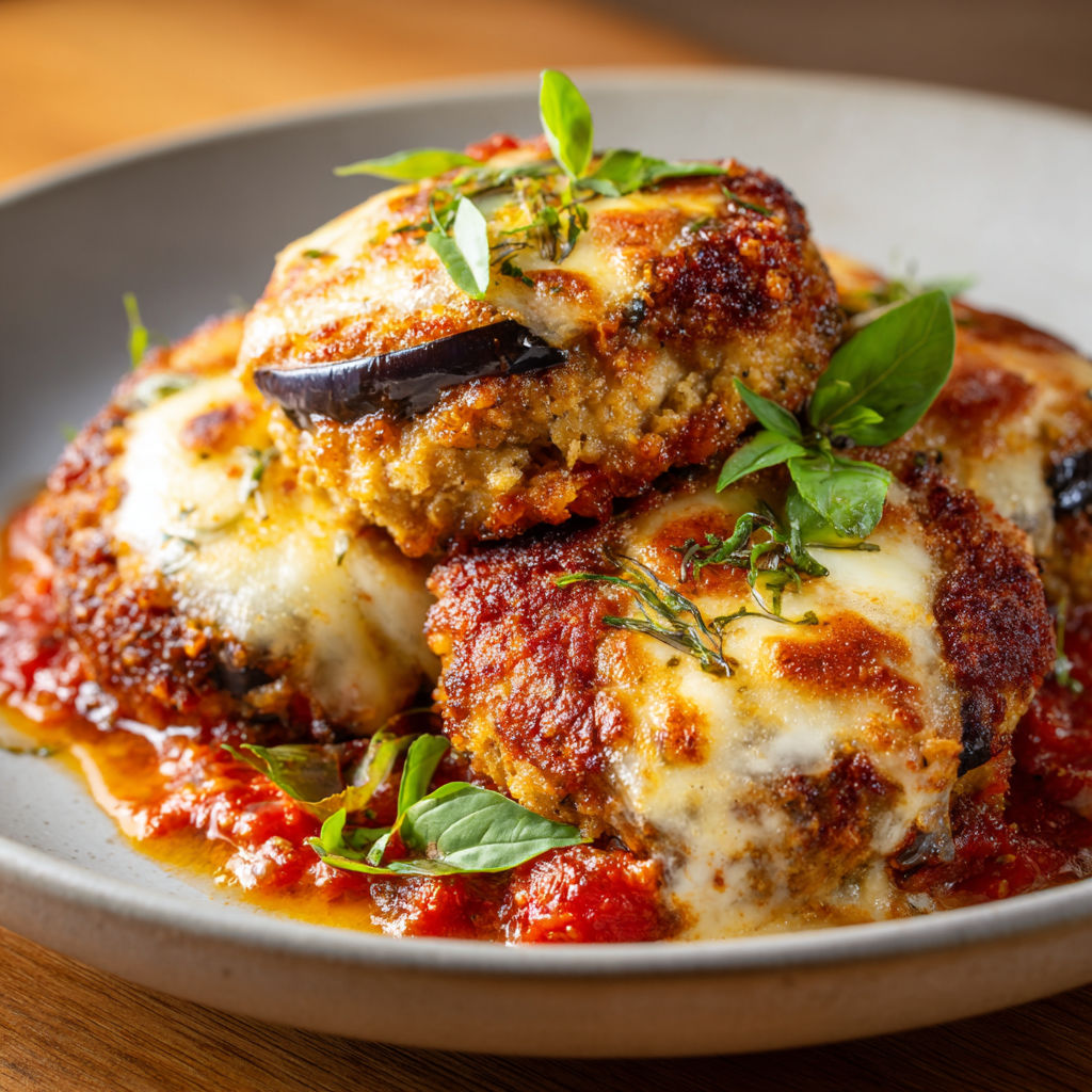 Des pâtes au fromage fondant et aux herbes, joliment disposées sur une assiette en céramique.