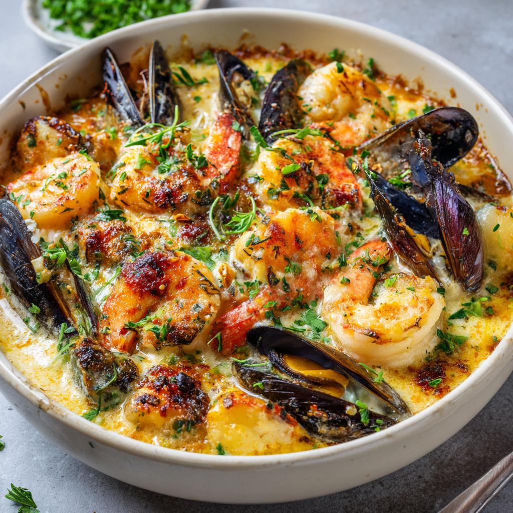 Une généreuse bouillabaisse fumante dans un bol rustique en céramique.