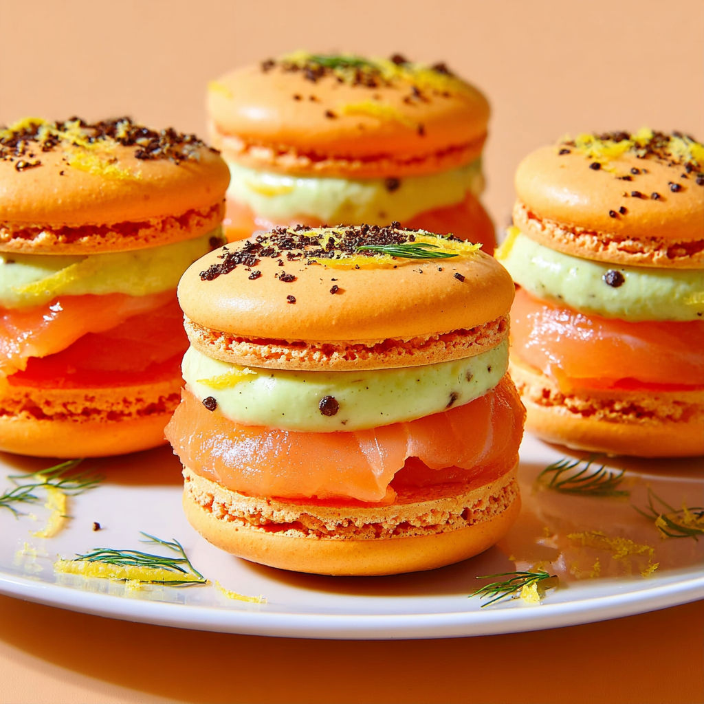 Surprenants Macarons Salés au Saumon et Avocat : Ultra Gourmands et Fraîcheur