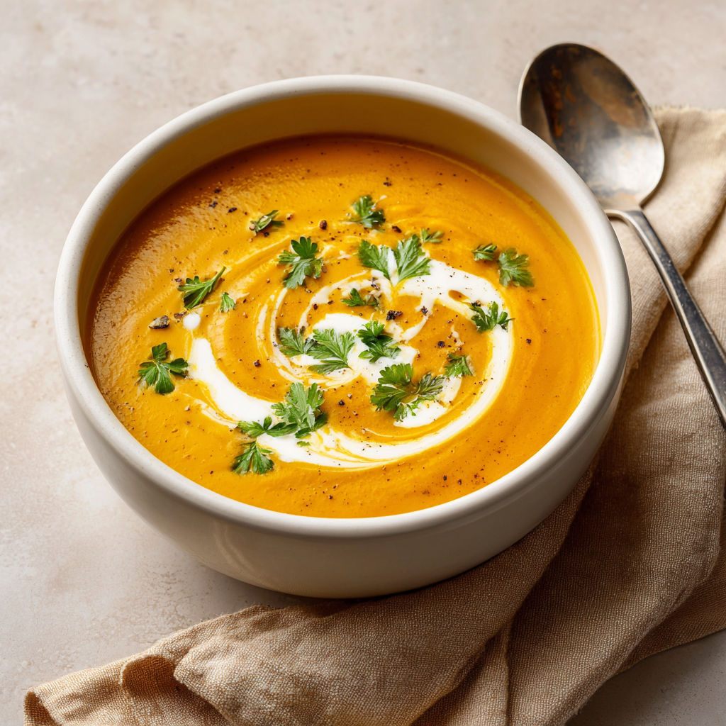 Velouté Potimarron Châtaignes tout doré