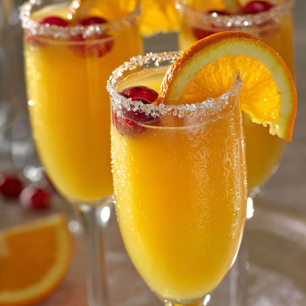 Version sans alcool ou avec rhum pour ce punch de Noël pétillant.