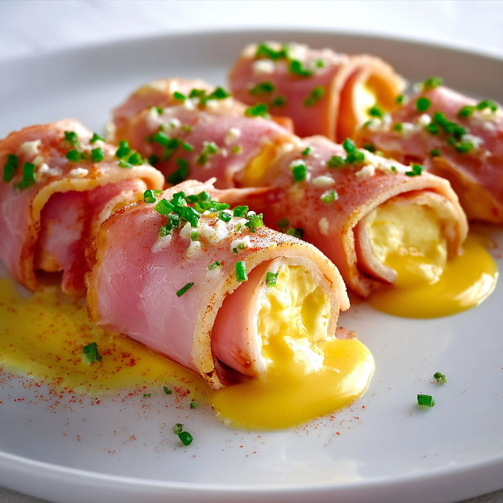 Œufs Mimosa roulés au Jambon : Apéro Simple & Chic