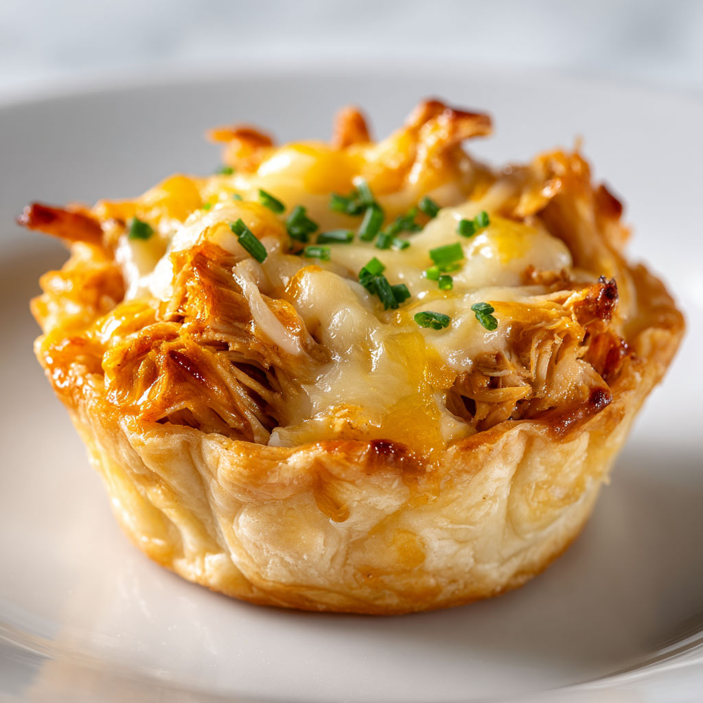 Petites bouchées tendres au poulet BBQ doux et fromage, à partager pour Noël.