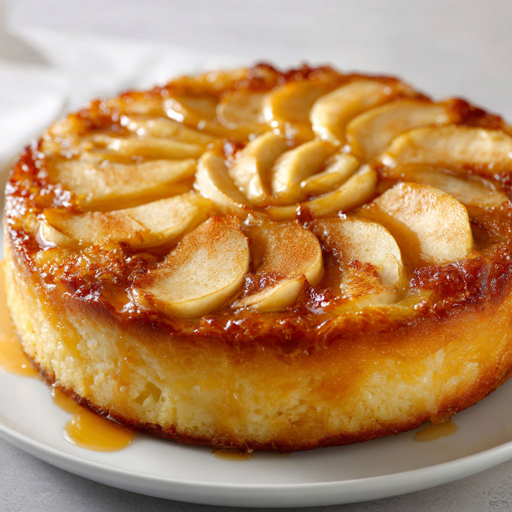 Flan fondant alsacien aux pommes caramélisées, pâte ultra légère, top à partager.