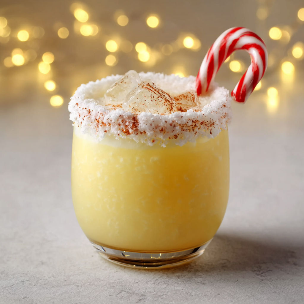 Boisson festive maison aux parfums tropicaux et épicés.