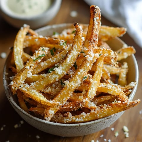 Frites au parmesan et herbes à l'Airfryer