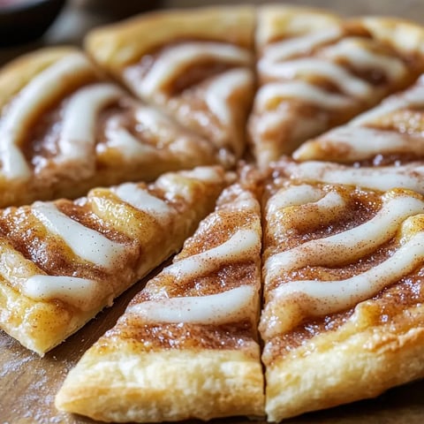 Pizza Sucrée à la Cannelle avec Pâte Feuilletée