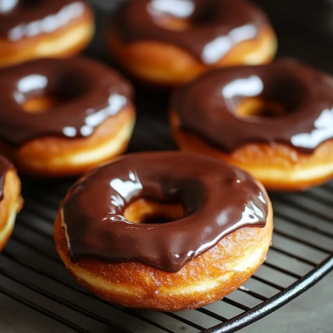 Cake Donuts with Chocolate Glaze