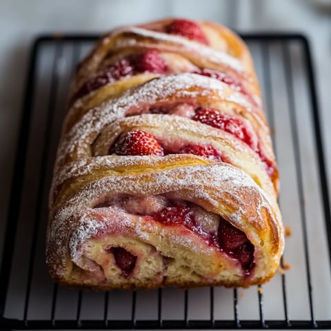 Brioche Tournée Fraise Confiture