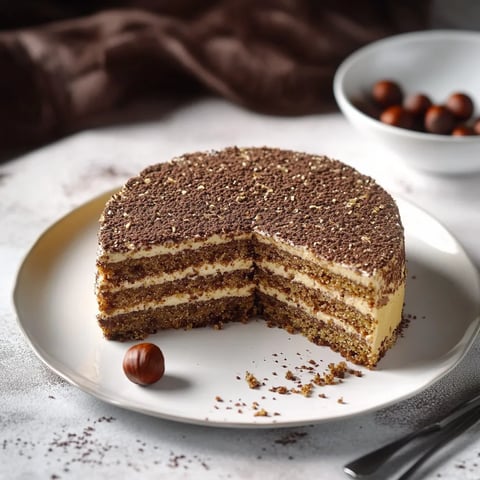 Une part de gâteau posée sur une assiette.