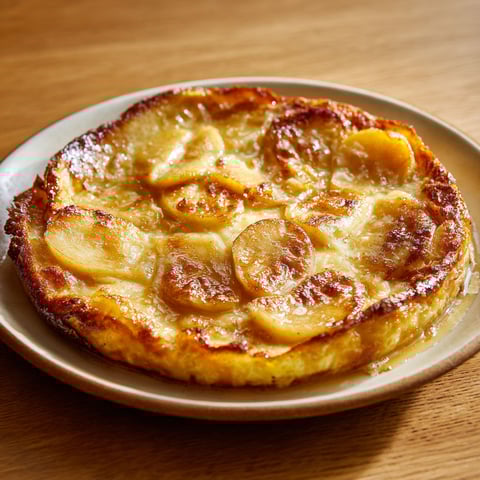 Crépiau aux Pommes, le gâteau tout doux à poêler.